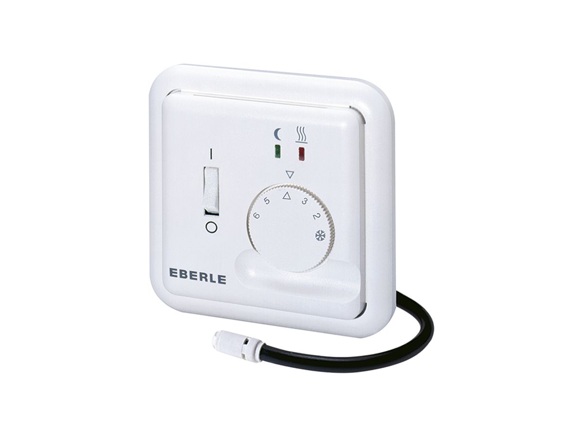 UP-Thermostat Eberle Fre L2A, 230V 1S/16A, 5…30°C, Absenkeingang, weiss