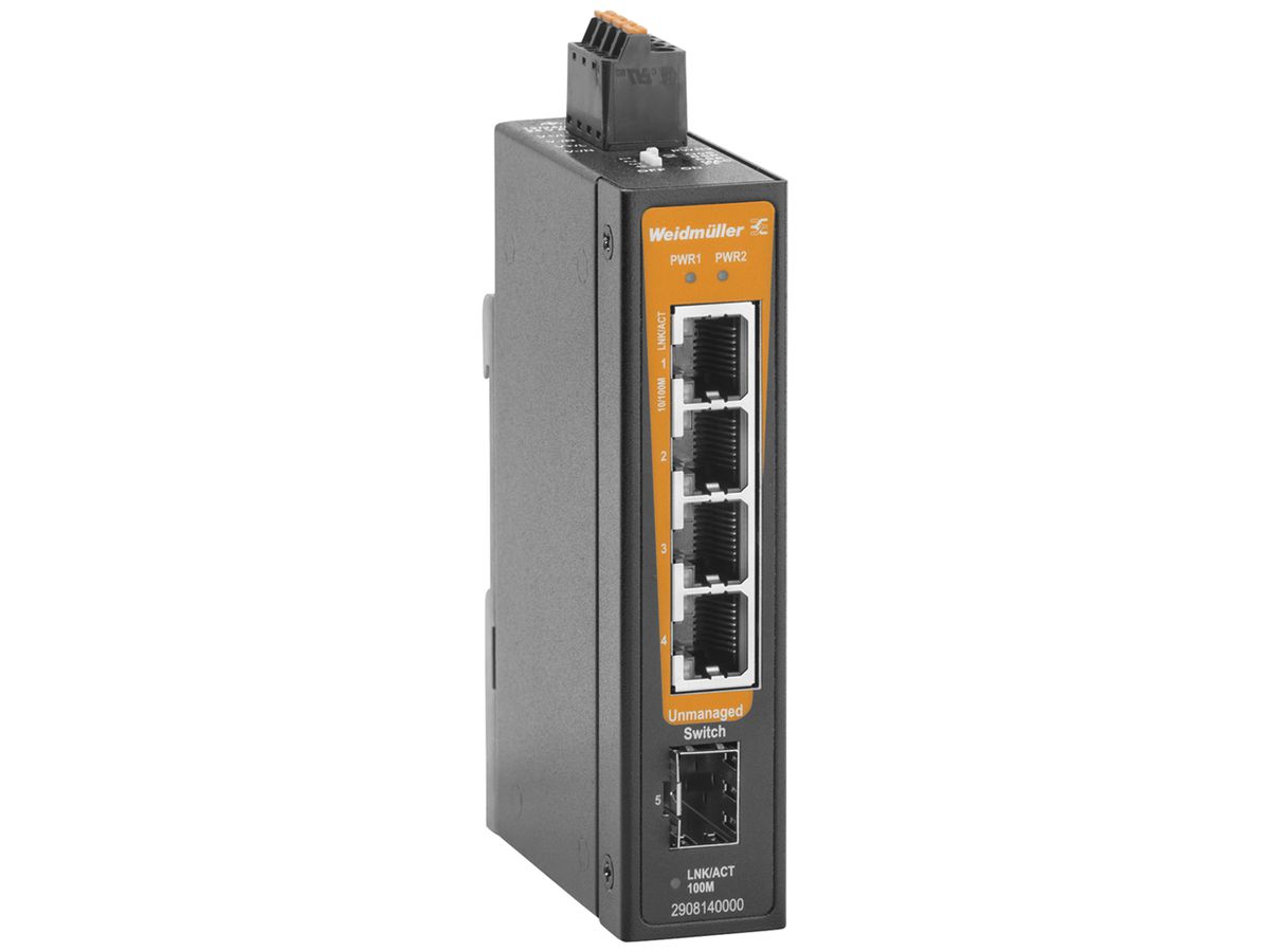Switch Weidmüller IE-SW-BLB-05-4TX-1FESFP 4×RJ45 FE+1×SFP FE unmanaged