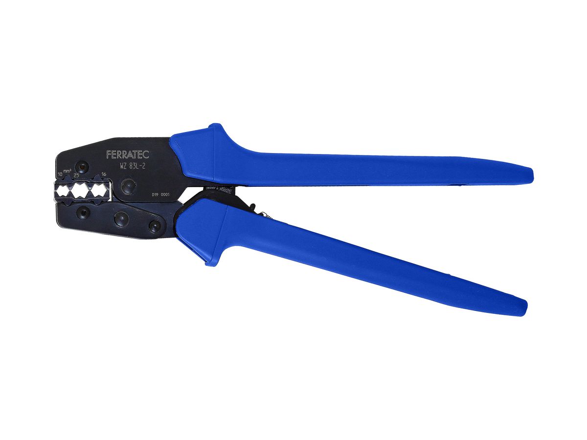 Presswerkzeug für Rohrkabelschuhe 10…25mm²