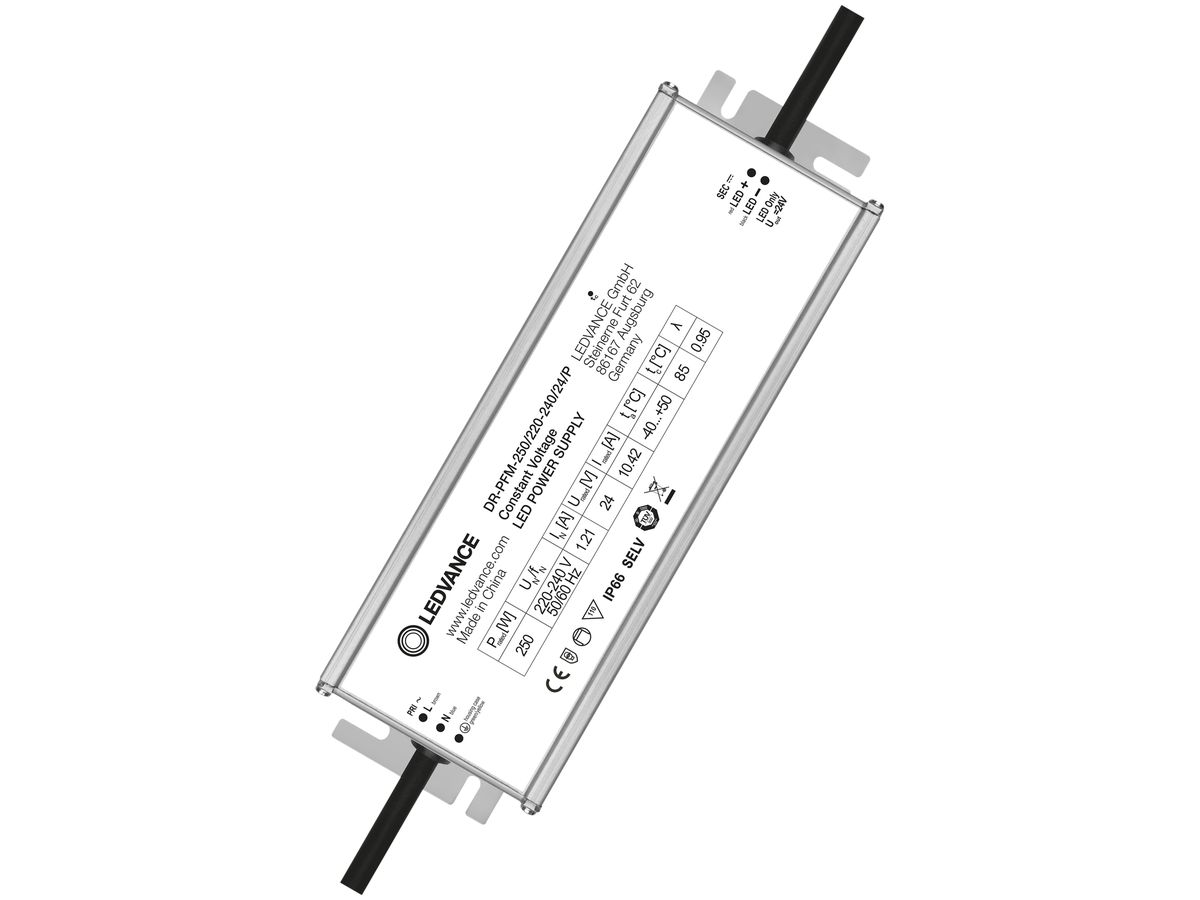 LED-Konverter LDV PERFORMANCE, 24V 250W 233×74×42mm IP66