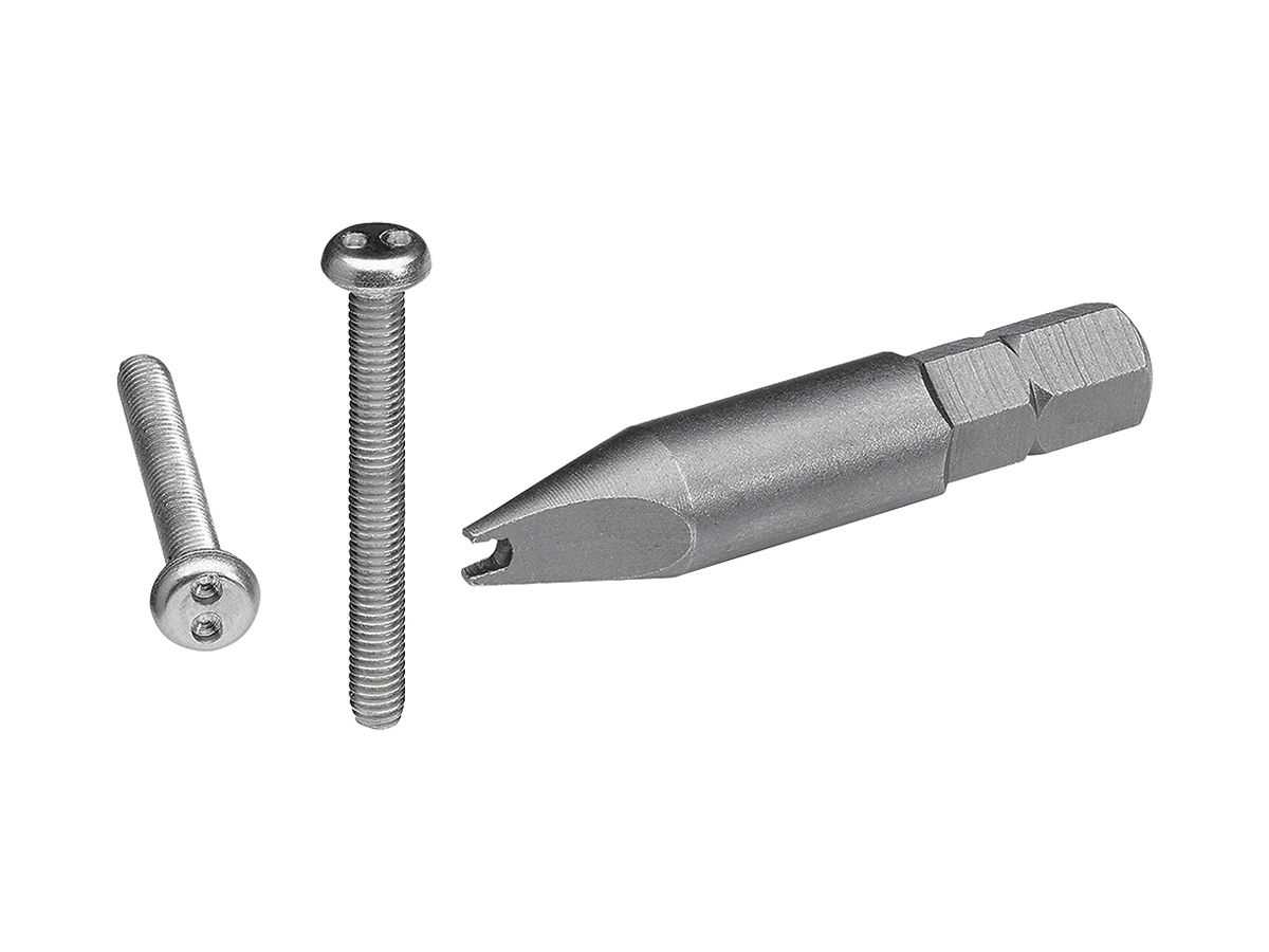 Schraube vandalensicher Hager robusto IP55 26mm Edelstahl 20 Stk mit Werkzeug
