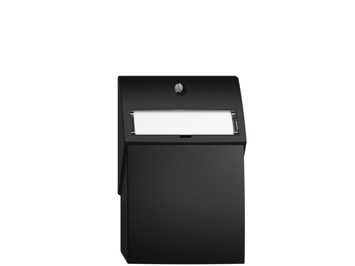 Montageset EDIZIOdue, mit Flachauslasshaube, für 2×RJ45, schwarz