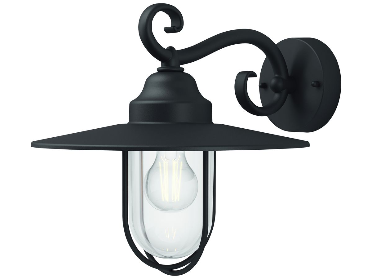 Wandleuchte myGarden Pasture, E27 355×303×300mm IP44 schwarz