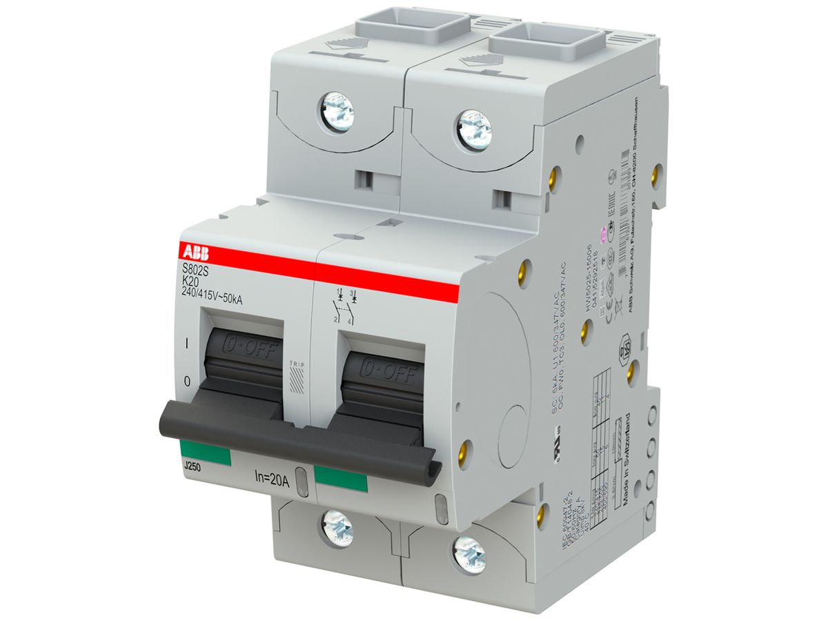 Leitungsschutzschalter ABB S802S-K 20A 50kA