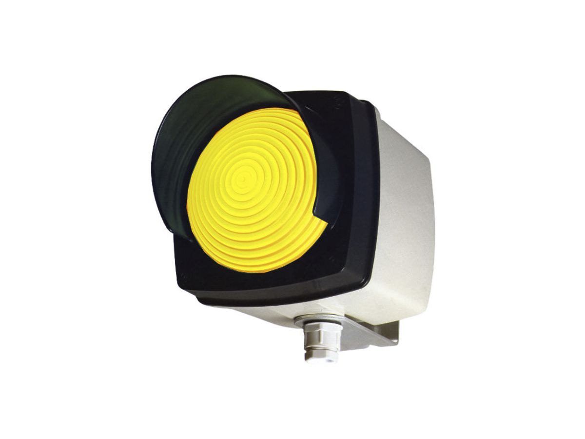 Signalleuchte Wunderli SIWA, 24VUC, LED, Linse gelb, IP65