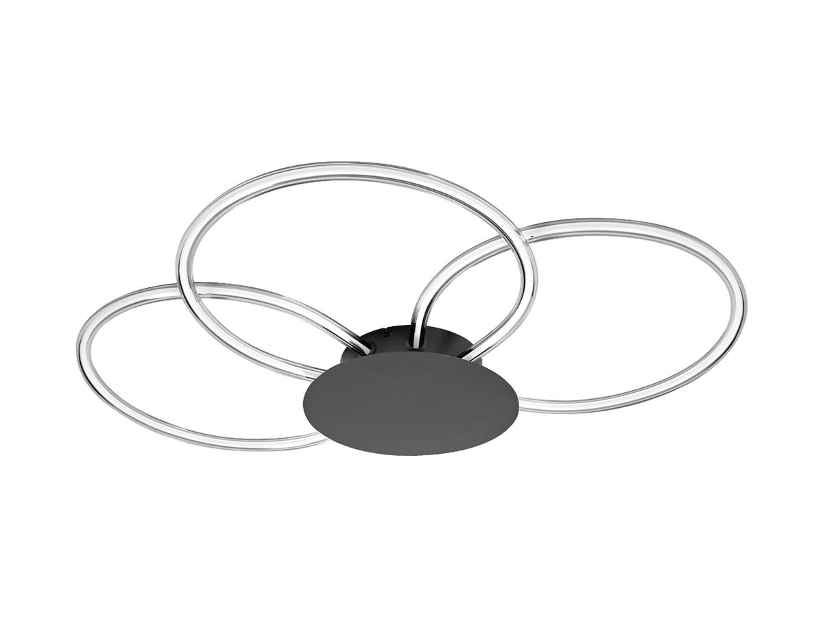 LED-Deckenleuchte LEDVANCE Decor Aura 21W 2200lm 830 DIM 913×615×75mm grau