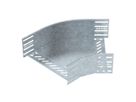 Bogen BET RB 45° 110×300mm Stahl feuerverzinkt