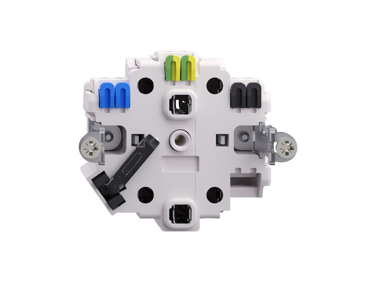 Einsatz Steckdose FH BSE 2×T13 mit LED grün