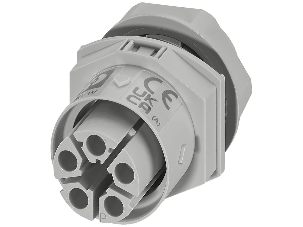Wanddurchführung PX IPD W Buchse 5P 17.5A 600V M25 lgu IP66