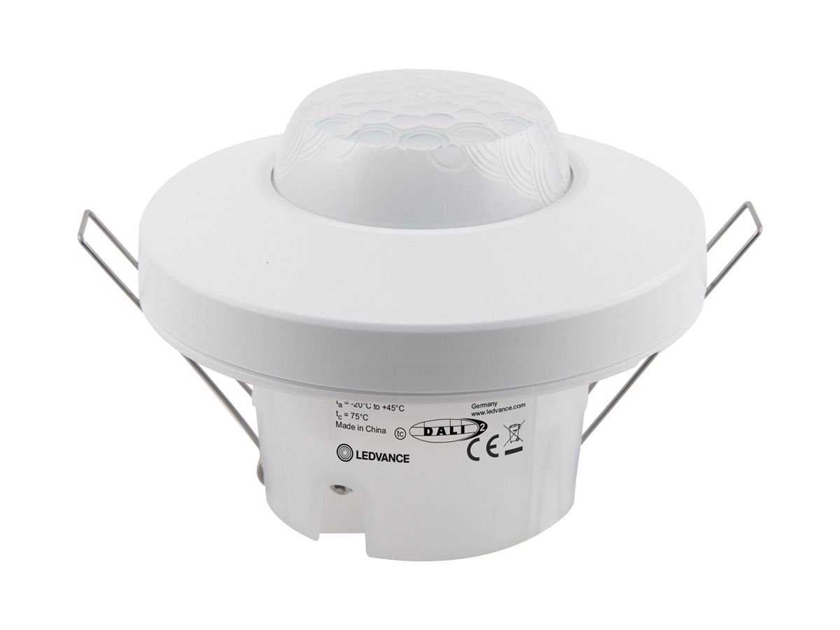 EB-Multisensor LEDVANCE L/P-40X5 PIR DC 0.1W DALI Ø105×67mm weiss