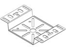 Apparate-Montageplatte 1×Lanz, verzinkt