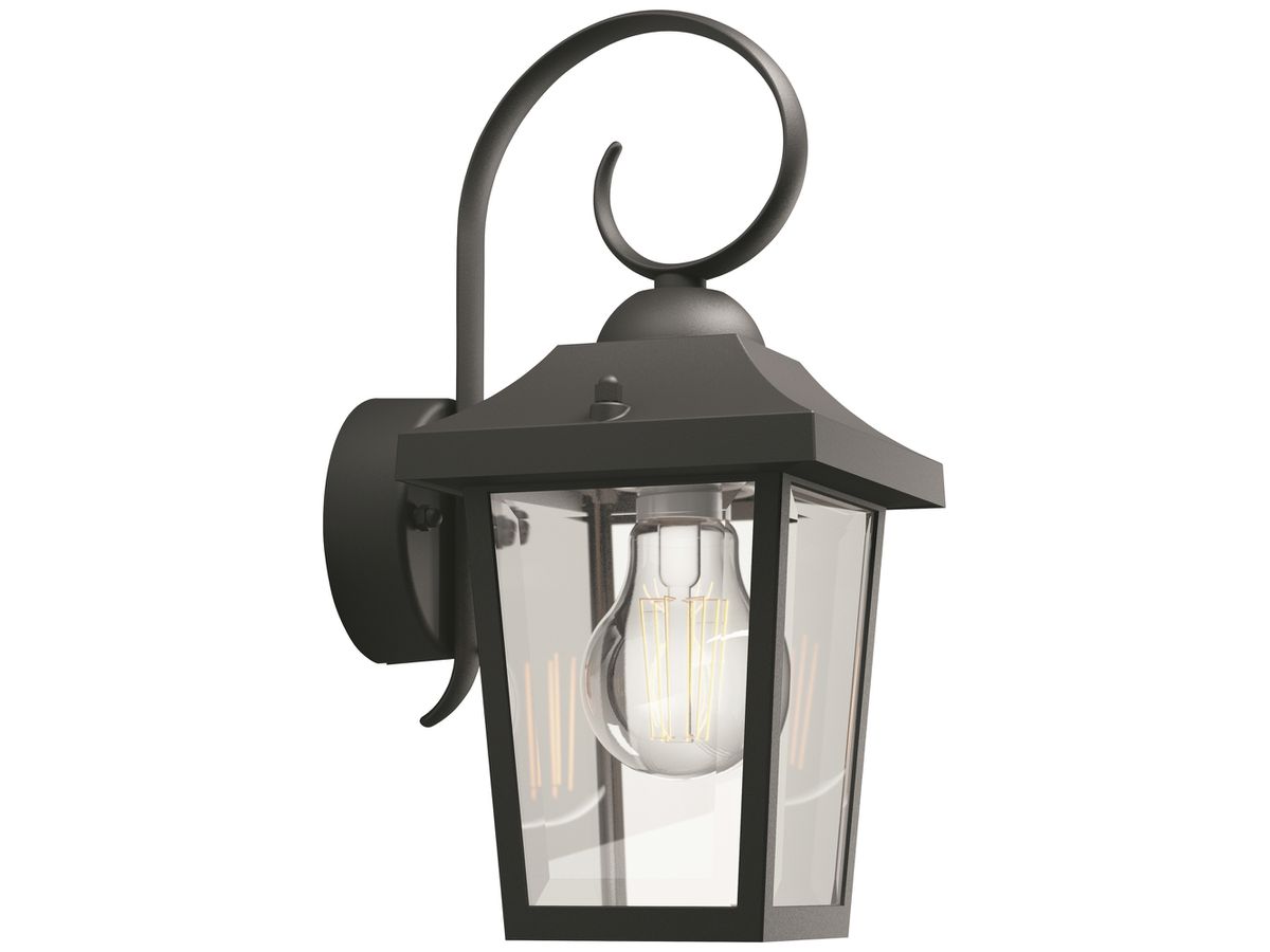 Wandleuchte myGarden Buzzard, E27 175×290×130mm IP44 schwarz