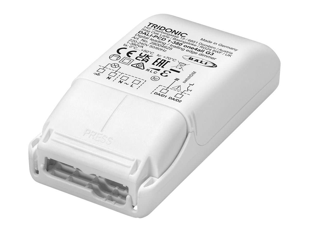 AP-Phasenschnitt-Dimmer Tridonic DALI-PCD-1 300 one4all G3