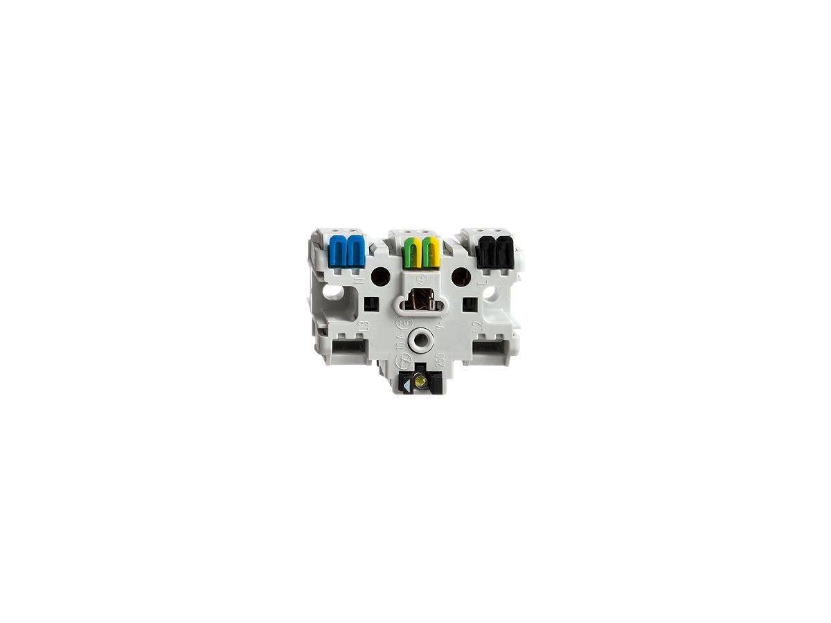 Einsatz Steckdose FH 1×T13 LED blau