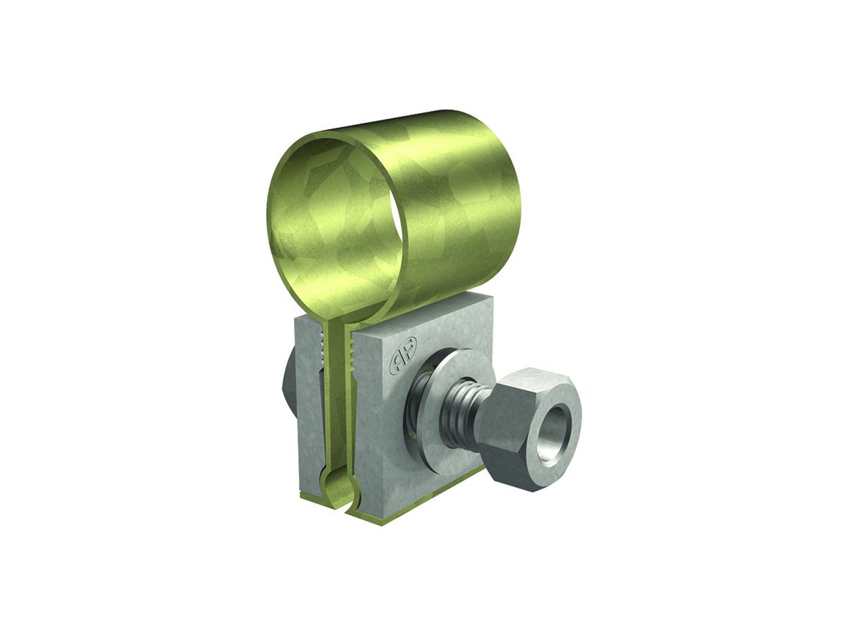 Rohr-Kontaktbride Flury AV 9 Cu verzinkt Rohr-Aussen Ø 33.7mm