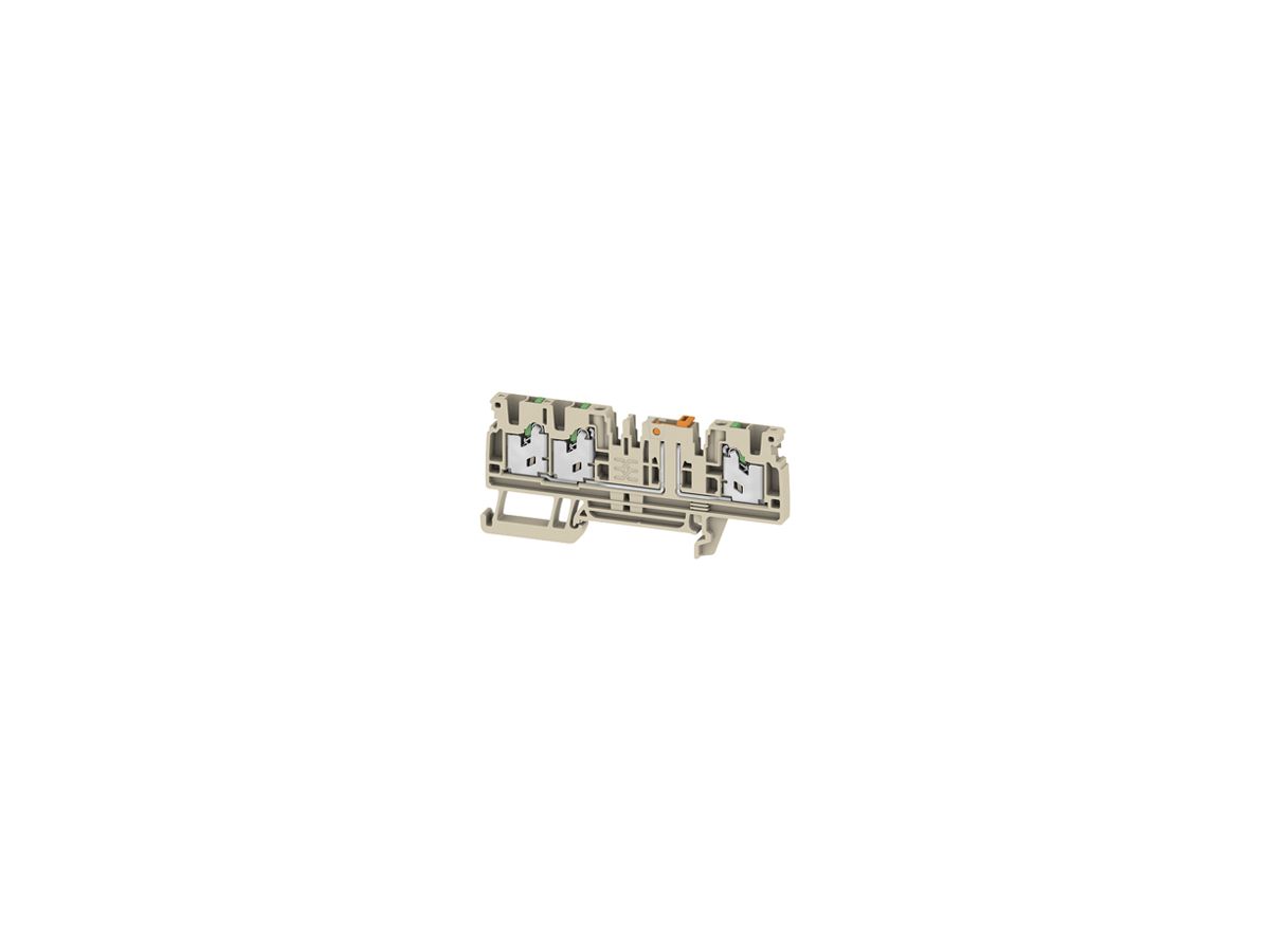 Messtrenn-Reihenklemme WM SDT 3C 0.5…2.5mm² 24A/500V Snap-in TH35 be