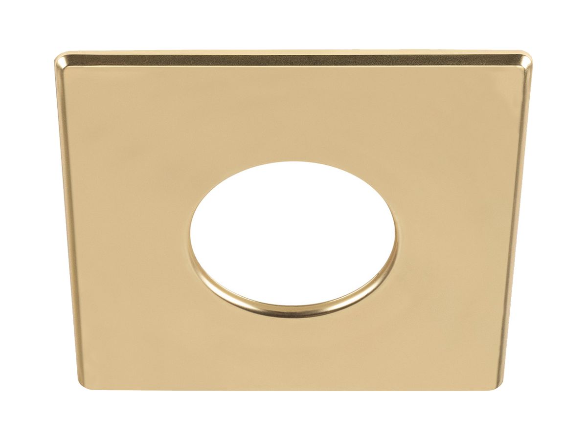 Abdeckring SLV UNIVERSAL IP65 Kunststoff 88×88×3.5mm Gold matt