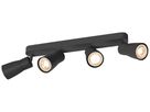 Spot SLV PURI 2.0 Dome CW GU10 4×6W DIM 365×42×138mm schwarz