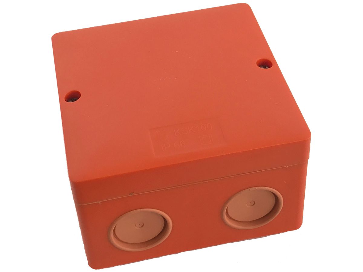 AP-Abzweigdose KSK E90 IP66 101×101×62mm 5×6mm² orange