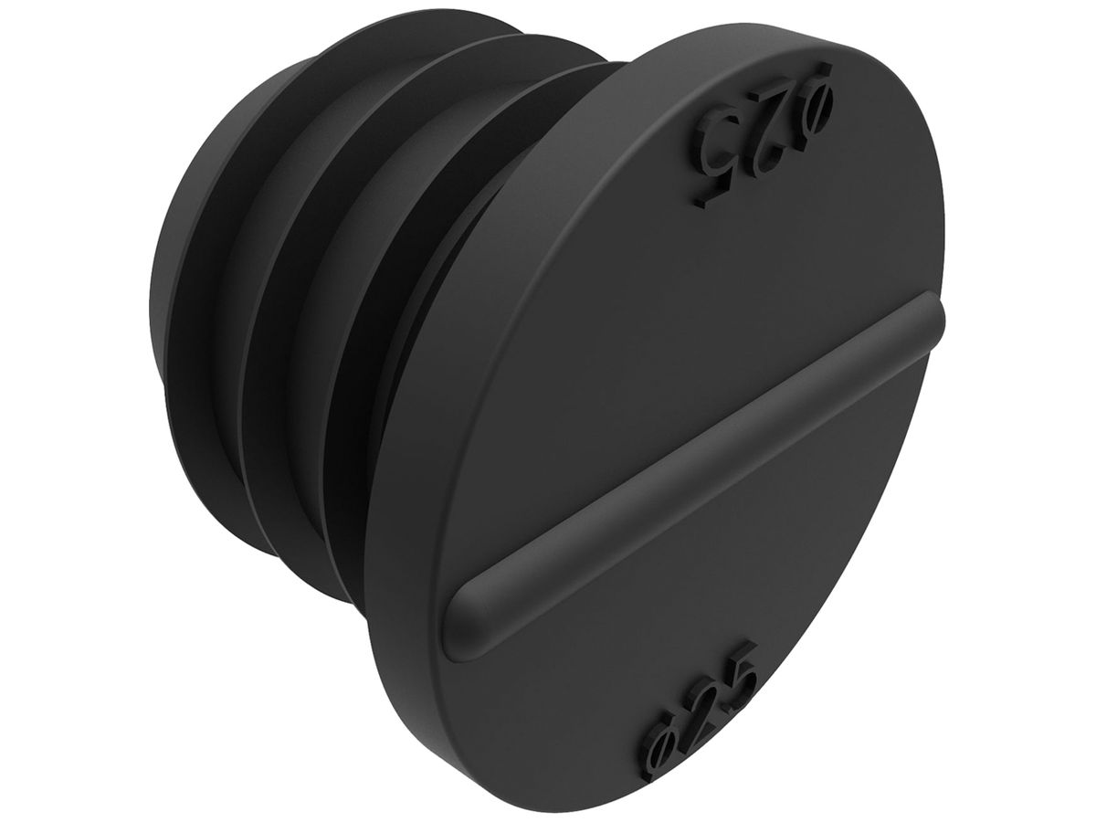 Dichtstopfen Spotbox M25 TPE schwarz