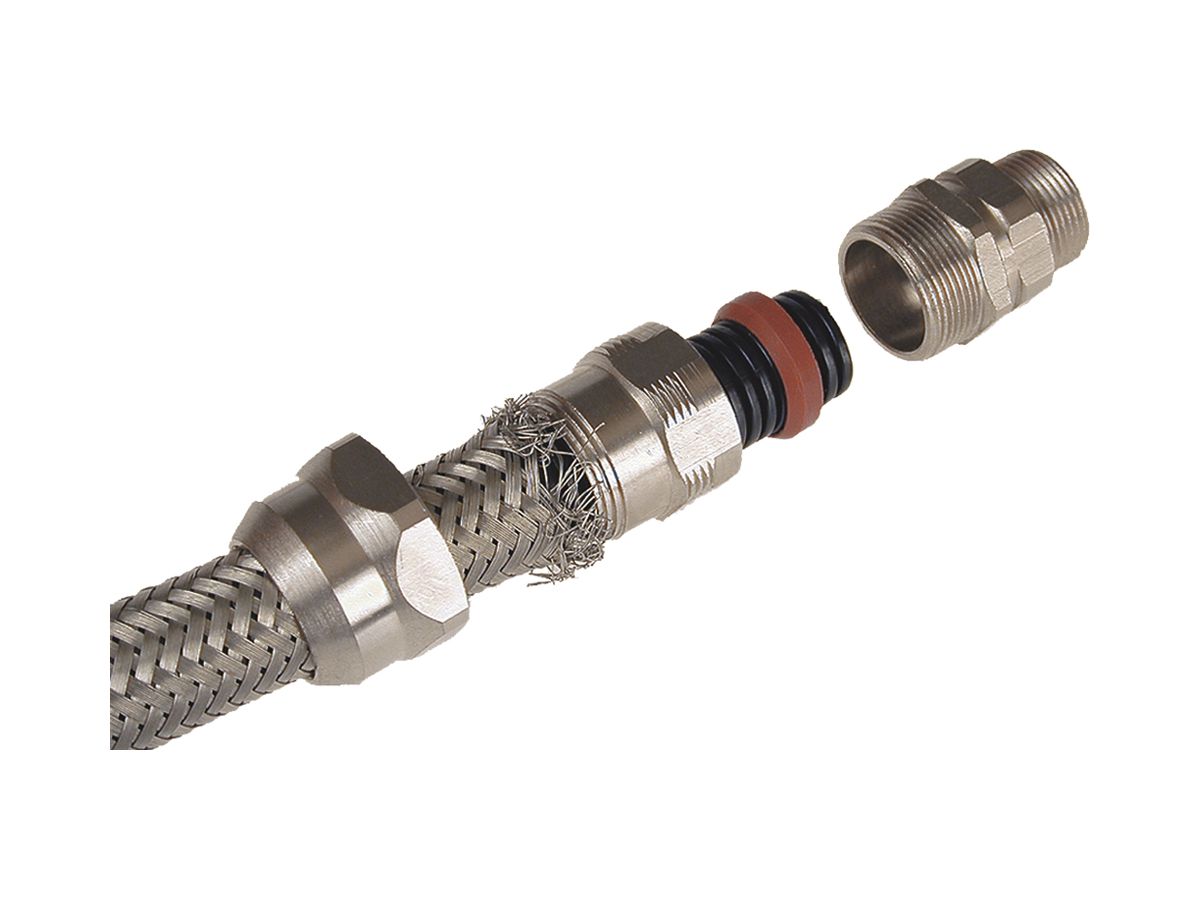 Wellschlauch Plica PRTC NW/DN 36 Ø35.1/43.5mm 25m PA6/Kupfer verzinnt