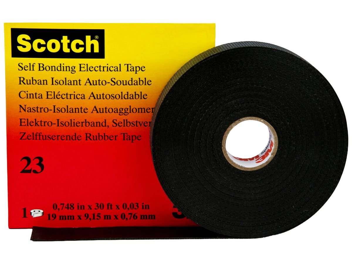 Spleissband Scotch 23 19mm×9.15m schwarz