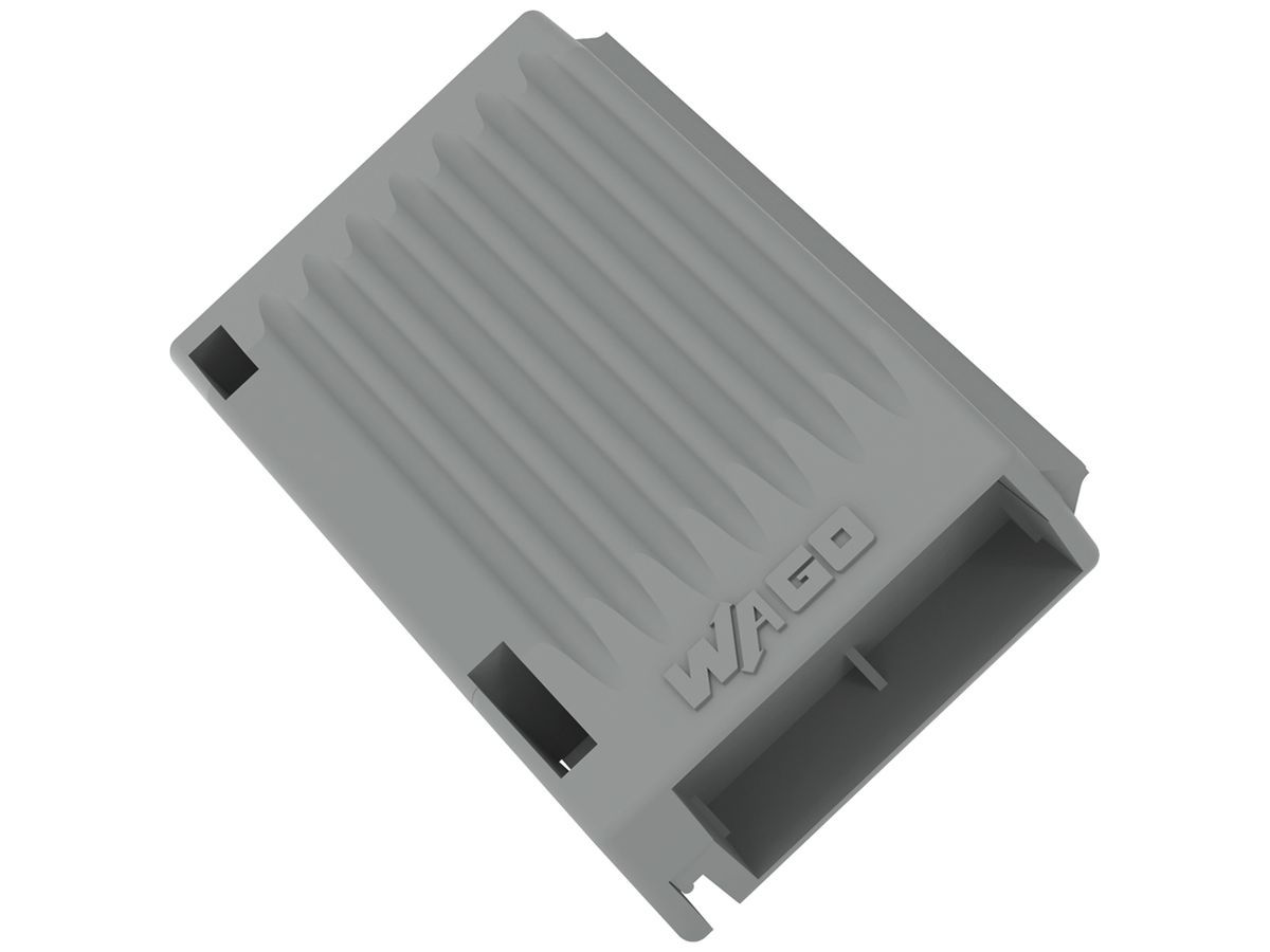 Verbindungsmuffe WAGO Contact Gelbox Gr.1 32.7×56.9×17.8mm grau IPX8