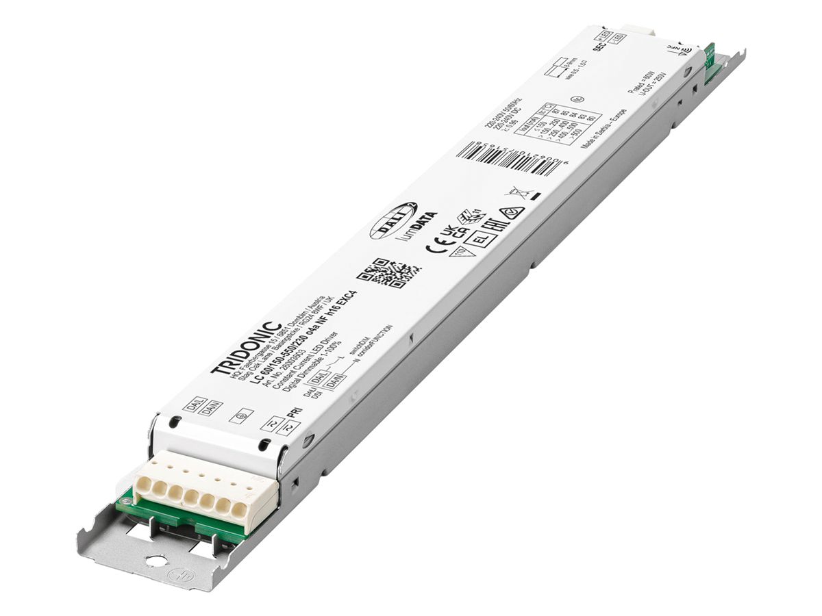 LED-Konverter Tridonic LC 34.5…60W 150…550mA DALI DSI DIM