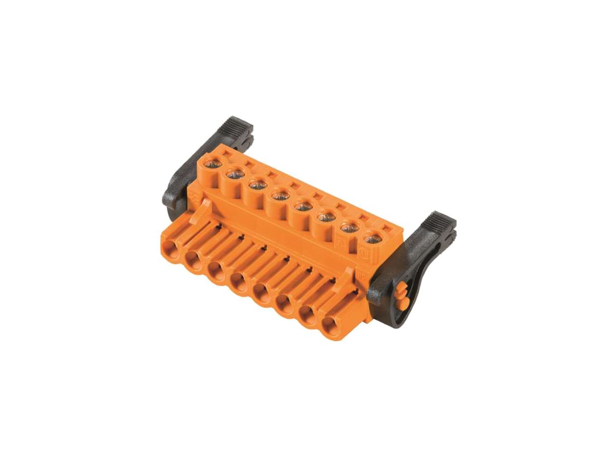 Buchsenstecker Weidmüller BLZP Löseriegel 5.08mm 4L verzinnt orange