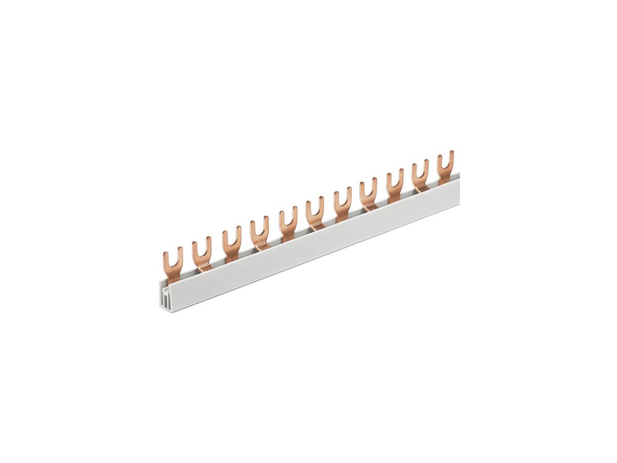 Phasenschiene WM G-2L-320/10 18×Gabelform 17.8mm 63A 10mm² grau