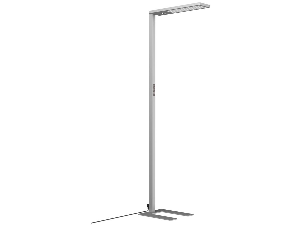 LED-Stehleuchte DOTLUX INFINITY 100W 0…13600lm 3000…5700K PIR BLE DIM silber