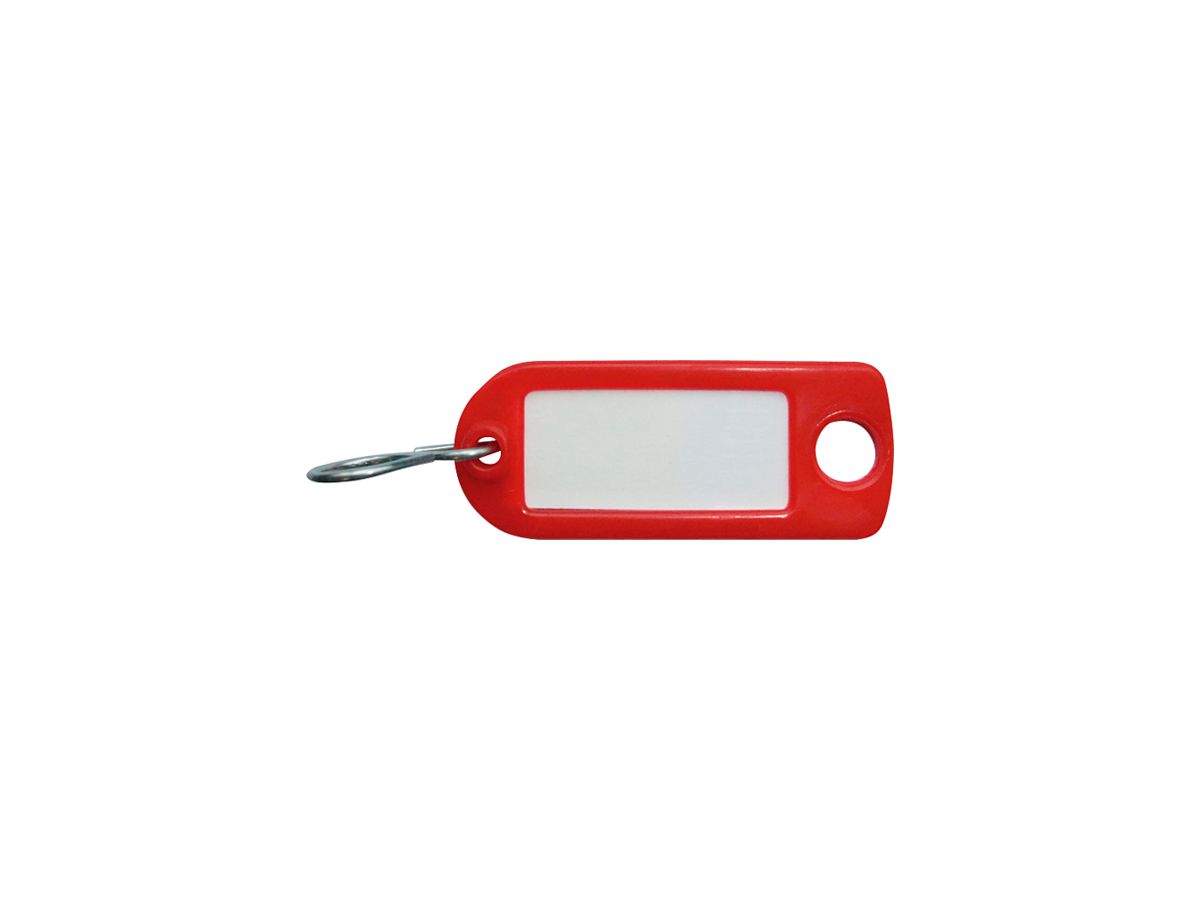 Kennzeichnungsanhänger Rieffel 8034 FS 22×55mm Kunststoff rot