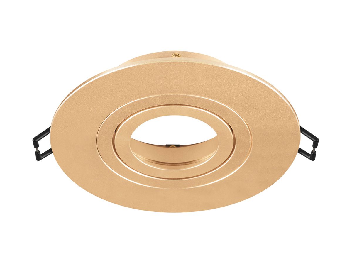 Einbaurahmen SLV NEW TRIA 75 Aluminium Ø110×26mm Messing
