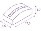 LED-Decken-/Wandleuchte SLV OUT-BEAM FRAME CW 3.5W 60lm 3000K IP55 anthrazit