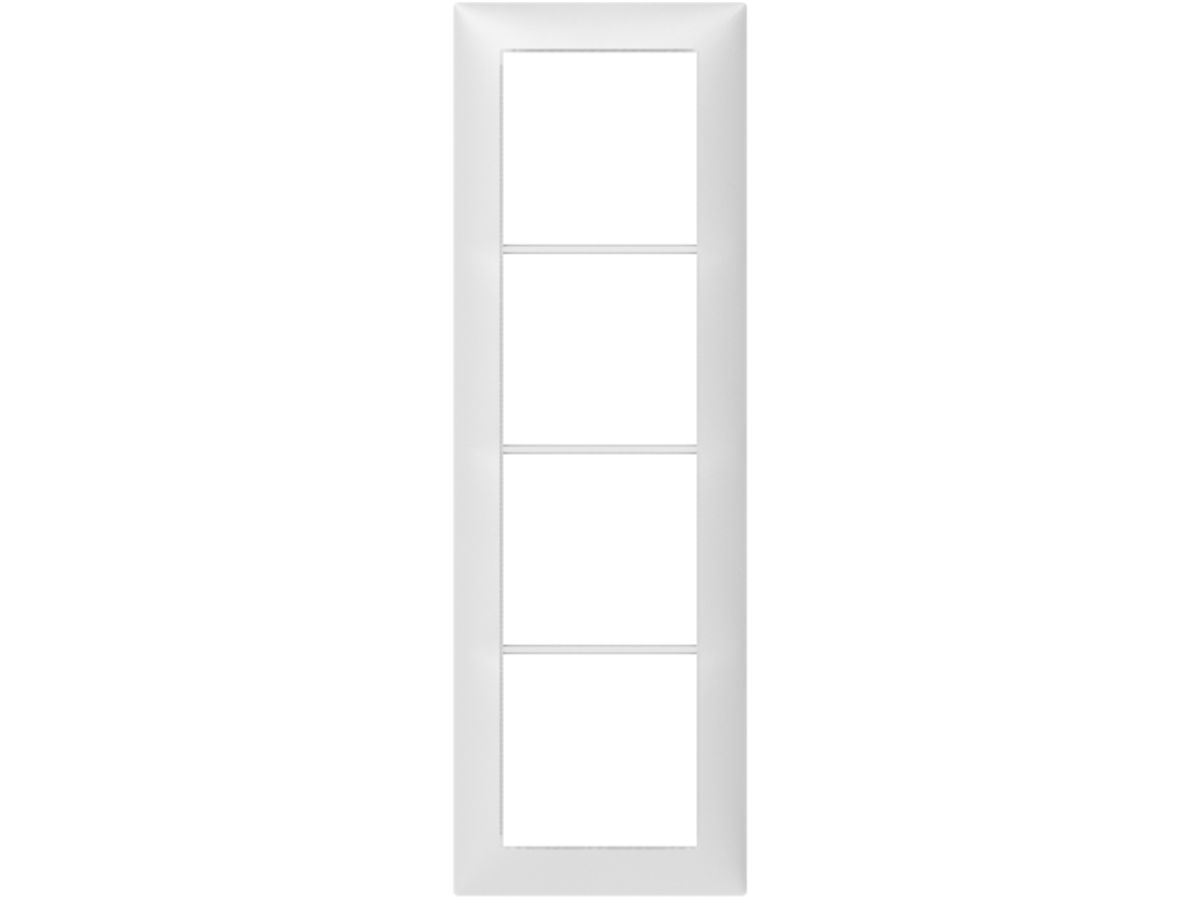 Abdeckrahmen SIDUS 4×1 weiss