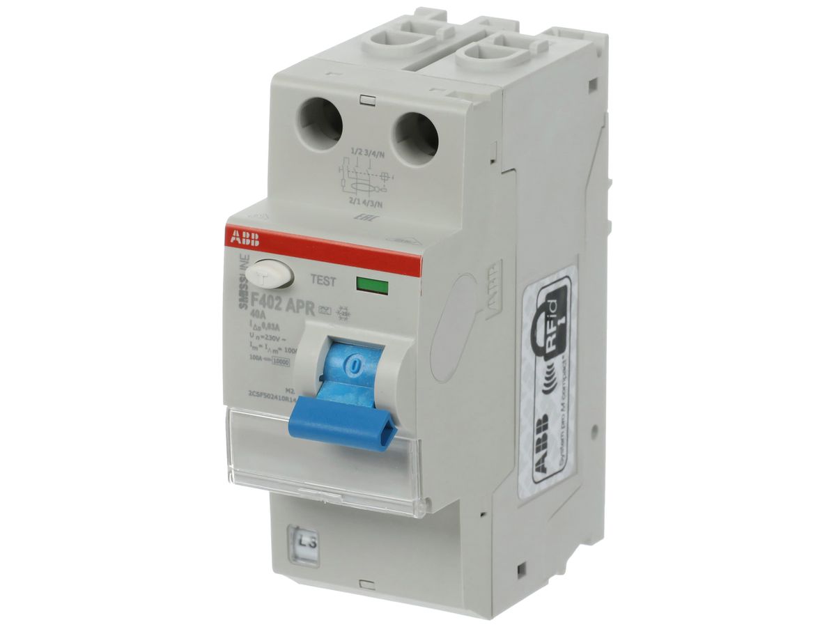 Fehlerstromschutzschalter SMISSLINE TP 1LN 40A 30mA kurzzeitverzögert