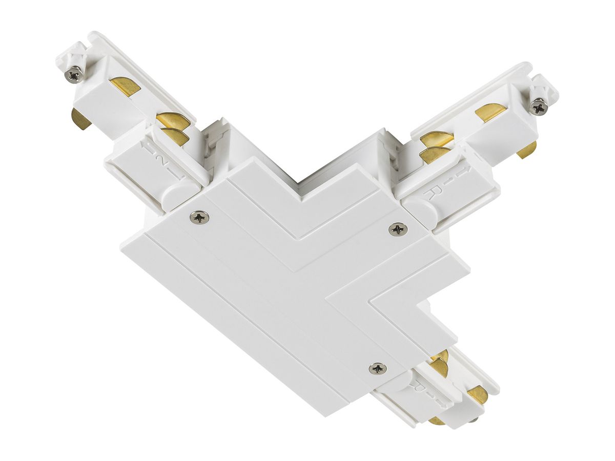 T-Verbinder SLV S-TRACK DALI 5-polig Erdung innen rechts weiss