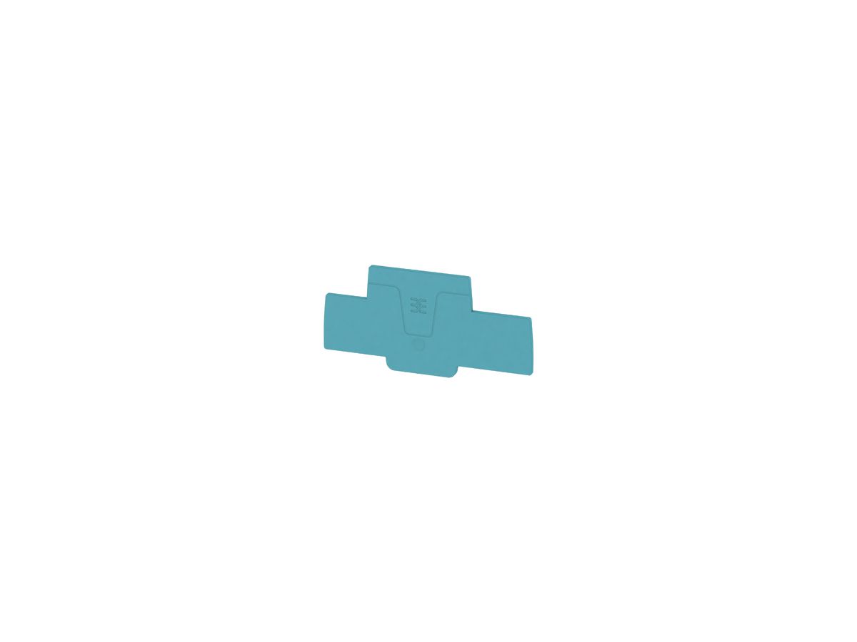 Abschlussplatte Weidmüller A-Reihe AEP 2T 2.5 88.25×2.1mm, blau