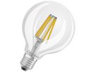 LED-Lampe LEDVANCE CLAS GLOBE E27 11W 1521lm 2700K DIM Ø95×135mm klar