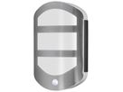 LED-Wandleuchte LDV ENDURA STYLE PLATE WALL SEN 12.5W 630lm 3000K Edelstahl