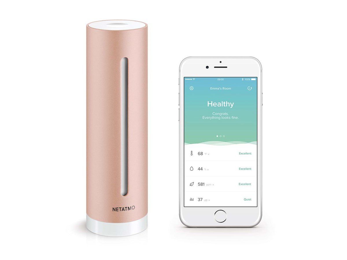 Netatmo smarter Raumluftsensor - mit CO2-Messung