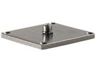 Montageplatte SLV für DASAR PROJECTOR, 70×70×5mm, Edelstahl
