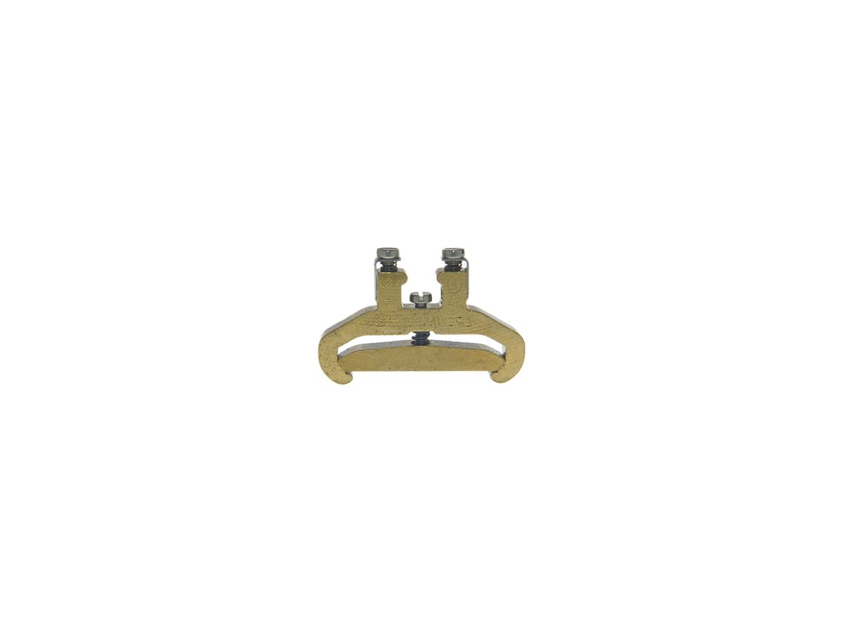 Schutzleiter-Reihenklemme Woertz 1.5…4mm² Schraubanschluss 2×1 Hutschiene TH35