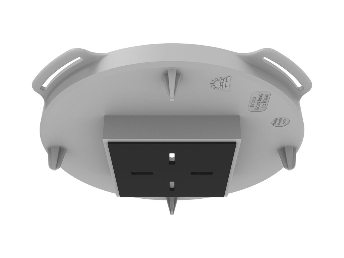Frontteil Spotbox Mini Flex 68×68mm für Sichtbeton grau