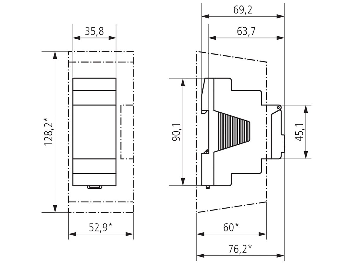 REG-Systemzentrale KNX Theben LUXORliving IP1