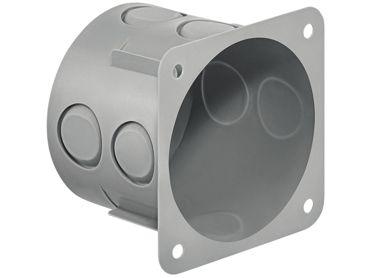 Hohlwanddose HSB Basic 1×1 grau, Ø 65×50mm, m.Flansch GDP 850°C halogenfrei