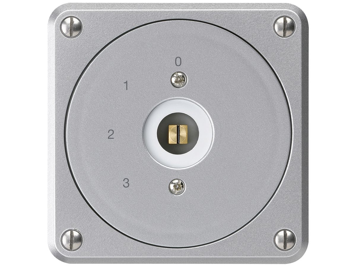 UP-Steckschlüsselschalter robusto ohne Klappdeckel 5/1P aluminium Vierkant