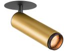 EB-LED-Spot SLV GRIP SPOT M 21W 2010lm 2700K WB DIM Ø43×182×43×64mm schwarz/gold