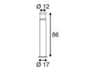 Stehleuchte SLV F-POL, E27 20W IP54 anthrazit