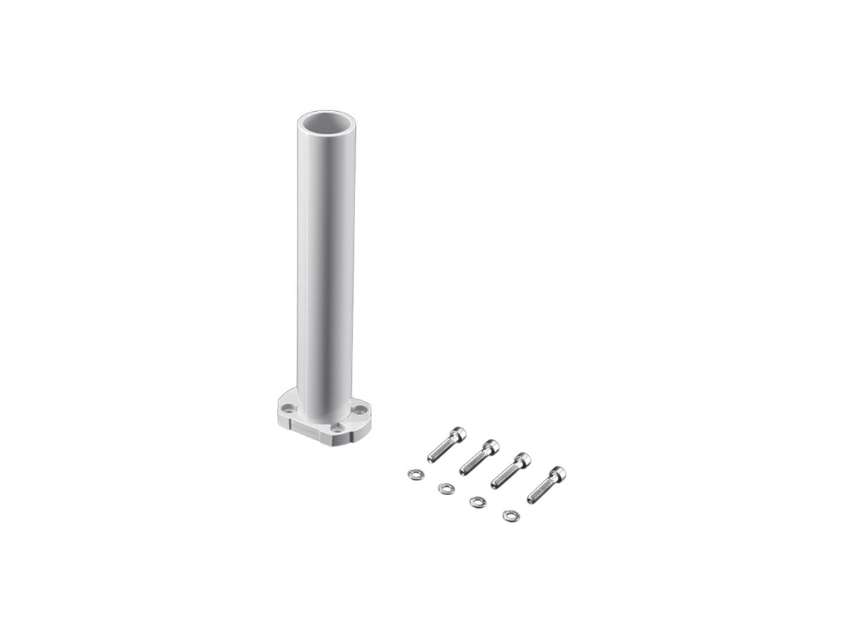 Adapter Rittal CP 6206.650 für CP60 auf Ø48mm Stahl grau 300mm